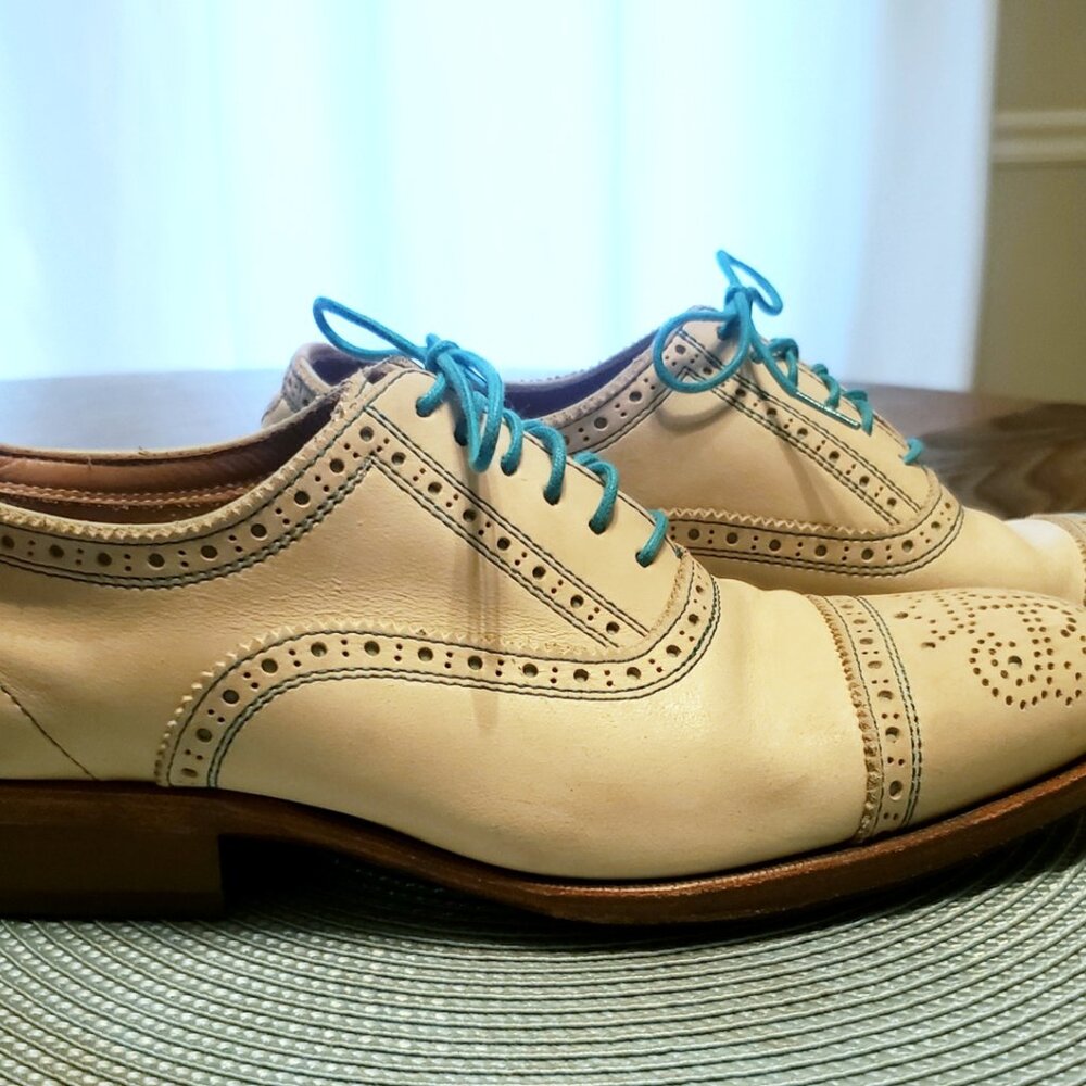 Fluevog Brandenburg Light Classic Capped Toe Brogue (Gateways) M 5/W 6.5